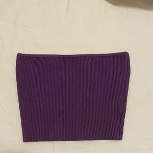 Babaton sculpt knit cropped tube top